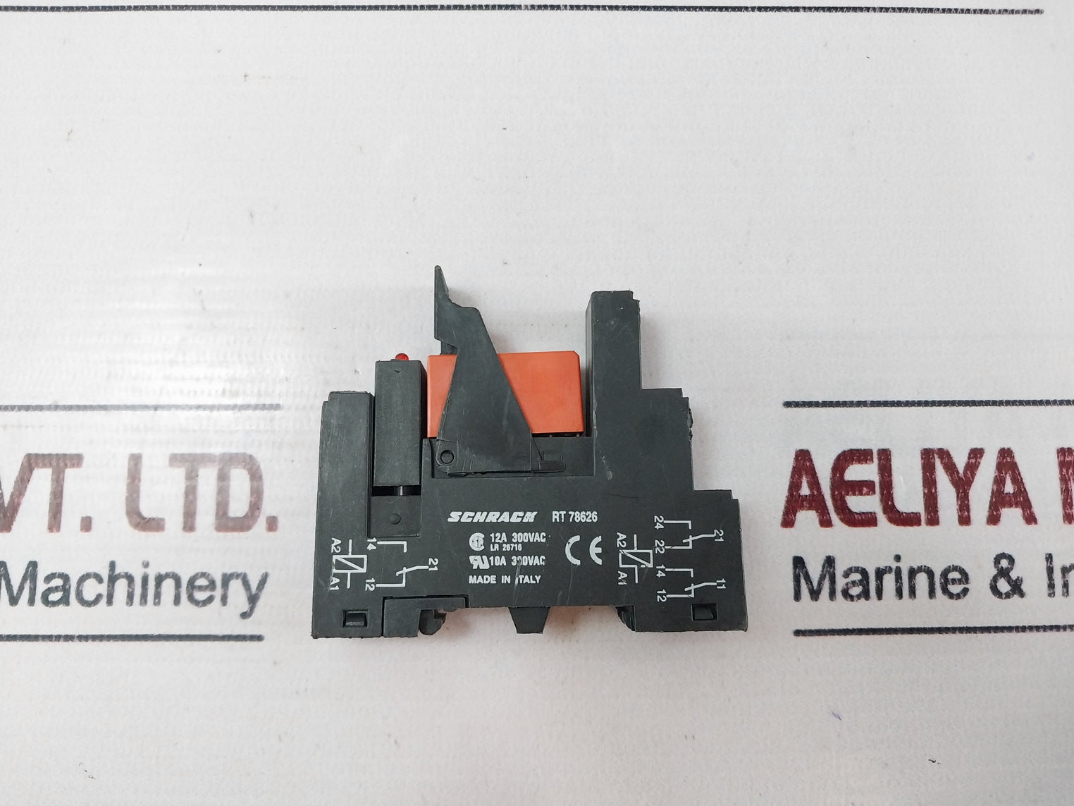 Schrack Rt78626 Relay Socket 12A 300Vac
