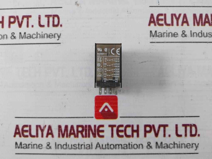 Schrack Zt570548 Miniature Relay With Base 5-6A