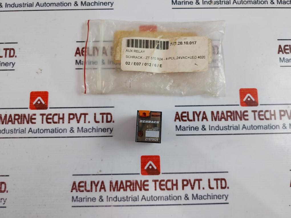 Schrack Zt570R24 Aux Relay 4-pol, 24Vac+Led 4020 5A/250V~