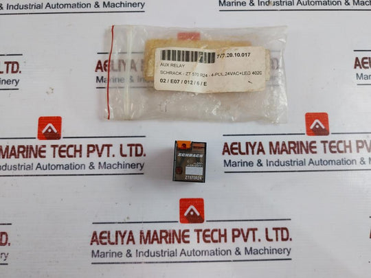 Schrack Zt570R24 Aux Relay 4-pol, 24Vac+Led 4020 5A/250V~