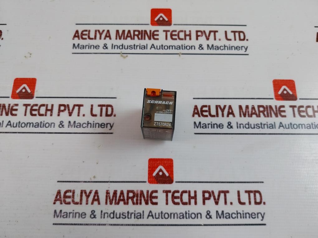 Schrack Zt570R24 Aux Relay 4-pol, 24Vac+Led 4020 5A/250V~