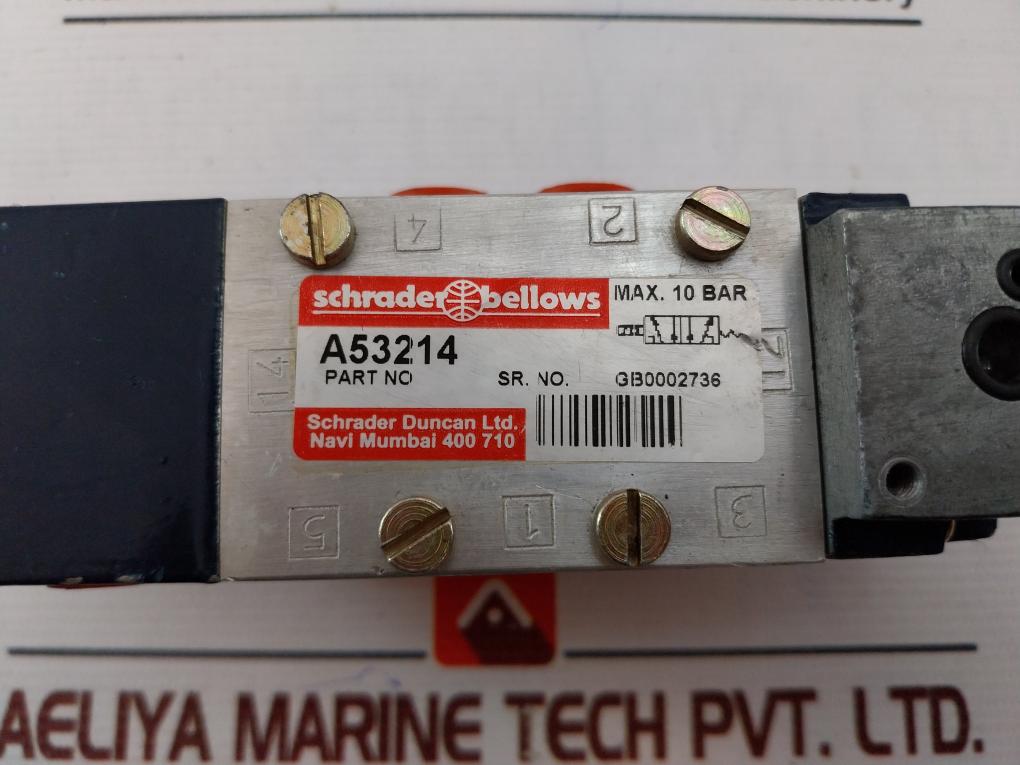 Schrader Bellows A53214 Solenoid Valve