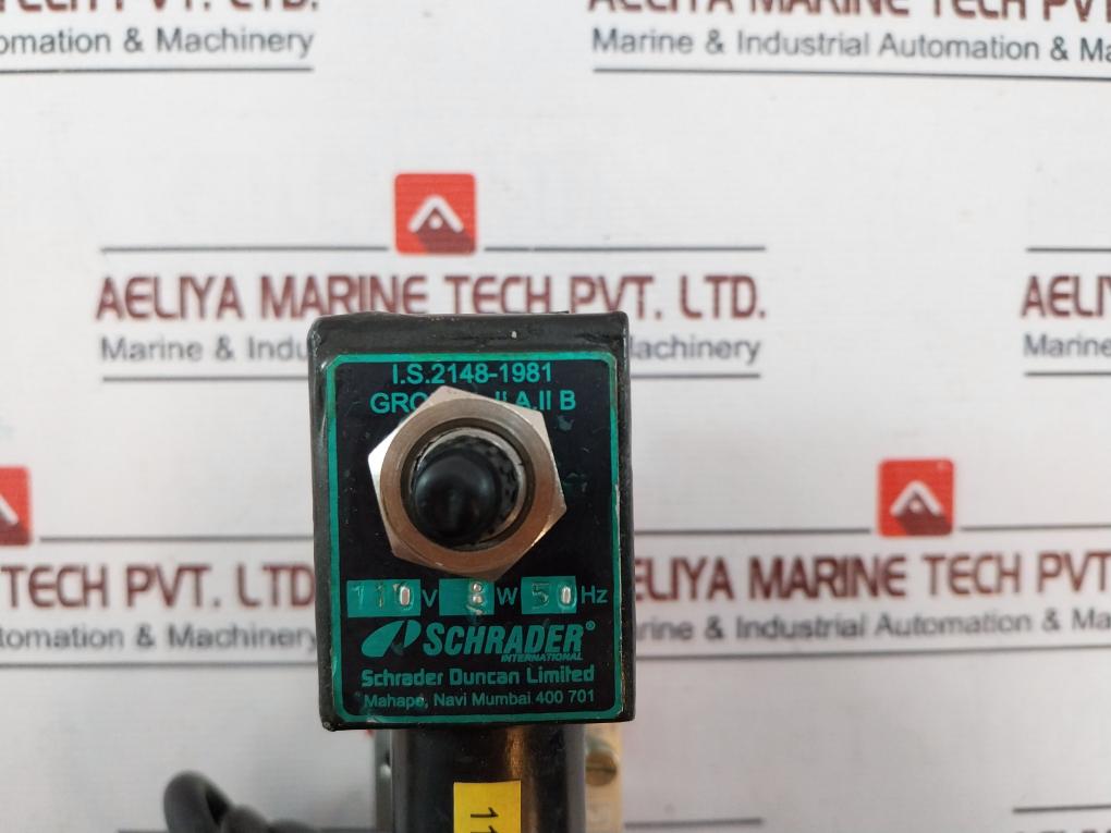 Schrader Duncan A53214 Solenoid Valve 110v 8w 50hz