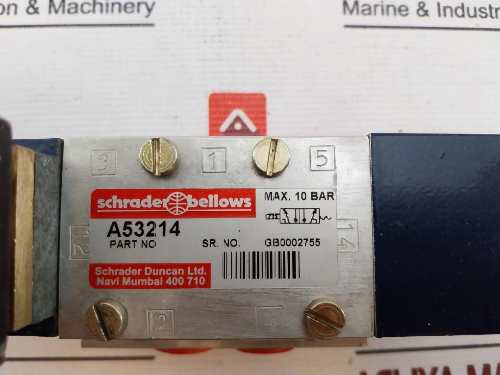 Schrader Duncan A53214 Solenoid Valve 110v 8w 50hz