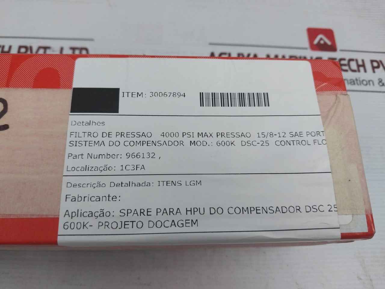Schroeder Cc10/9C10 Hydraulic Filter Element 4000 Psi Max 15/8-12 Sae Port