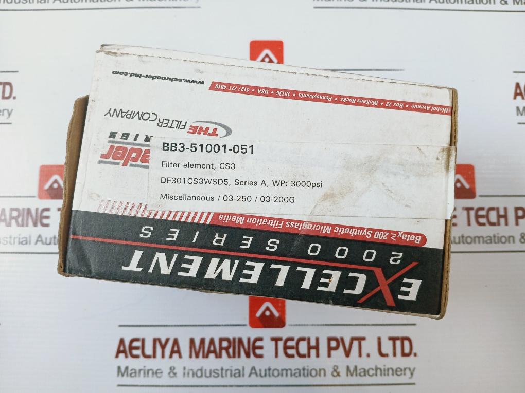 Schroeder Cz3 Filter Element Excellement 2000 Series