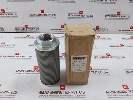 Schroeder Ss-1.5-100-3 Filter Suction Straner Strainer 1-800-722-4810 30198388