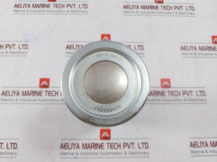 Schroeder Ss-1.5-100-3 Filter Suction Straner Strainer 1-800-722-4810 30198388