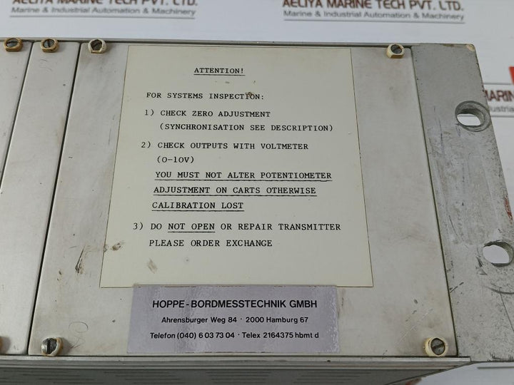 Schroff 31061-038 Torsionmeter System Unit 0-10V 220V 240V 0,8A 48-62 Hz