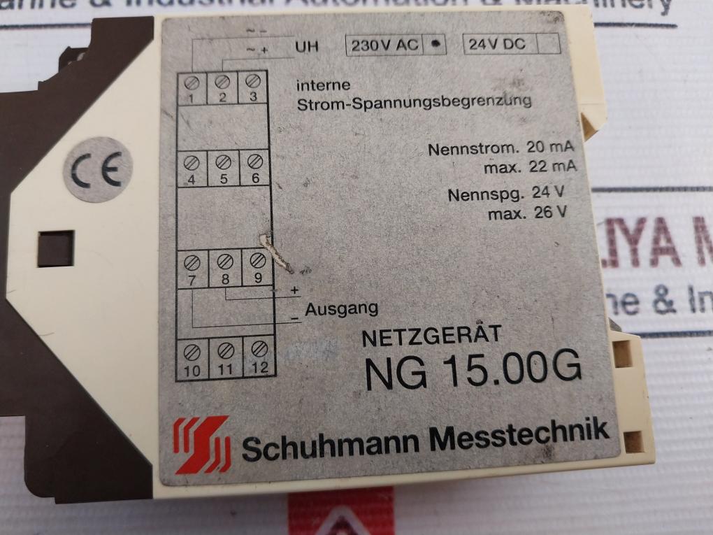 Schuhmann Messtechnik Ng 15.00G Power Supply 22 Ma