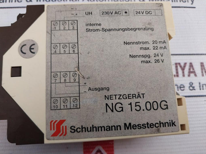 Schuhmann Messtechnik Ng 15.00G Power Supply 22 Ma