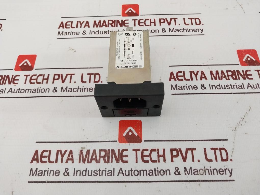 Schurter 8843.8923.1 Power Entry Connector Receptacle Male Module Flange