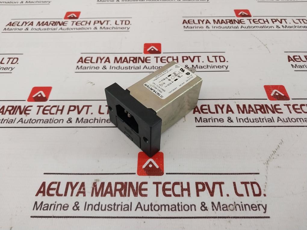 Schurter 8843.8923.1 Power Entry Connector Receptacle Male Module Flange