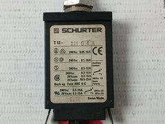 Schurter T 12-221 S 4 A Thermal Circuit Breaker 240Vac 0.05-16A