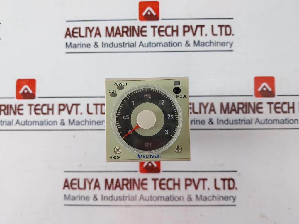Schwan H3Cr-a8 Solid State Multifunction Timer Dpdt 100 To 240 Vac 50/60Hz