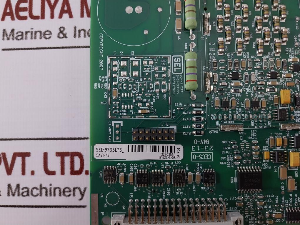 Schweitzer Engineering Laboratories 070-1523 Component Sel-9735L73 Rev C