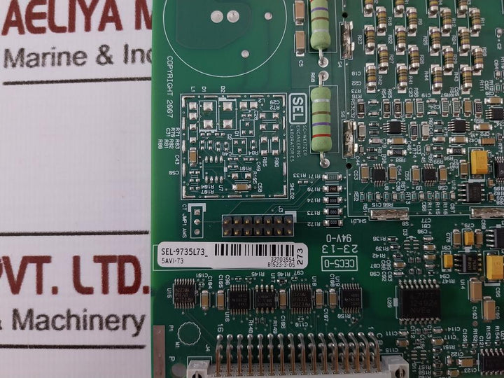 Schweitzer Engineering Laboratories 070-1523 Component Sel-9735L73 Rev C