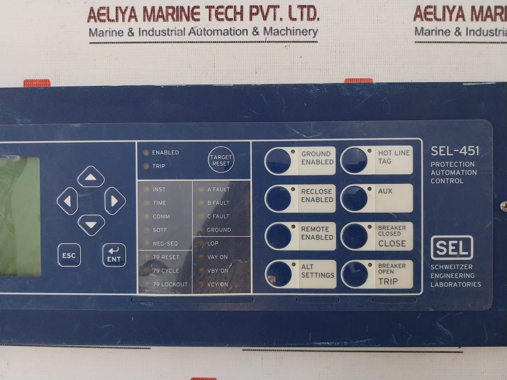 Schweitzer Engineering Laboratories Sel-451 Protection Automation Control