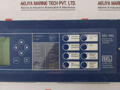 Schweitzer Engineering Laboratories Sel-451 Protection Automation Control