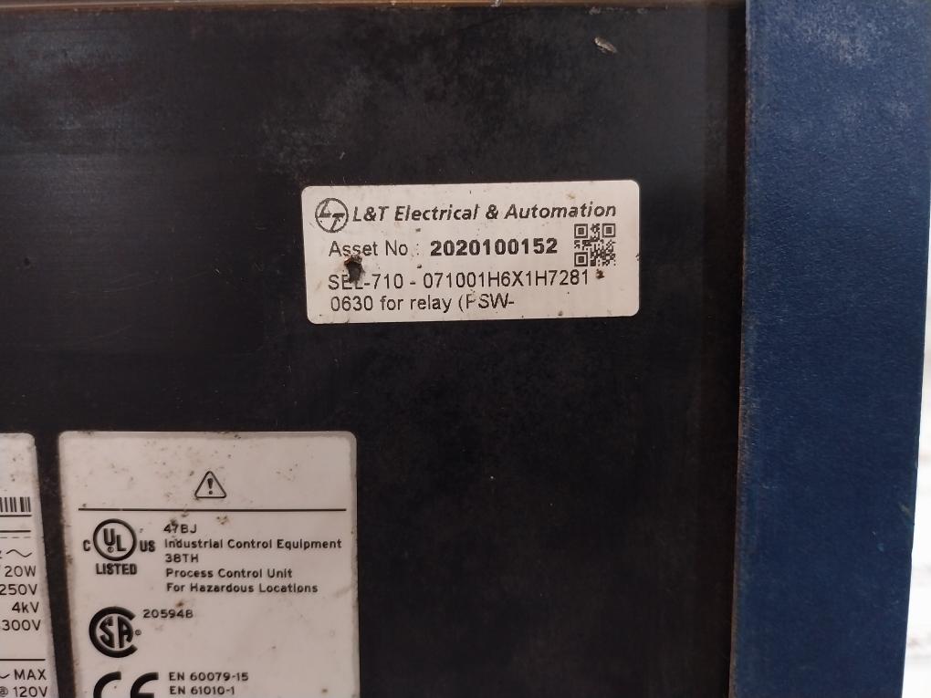 Schweitzer Engineering Laboratories SEL-710 Motor Protection Relay 110-250v