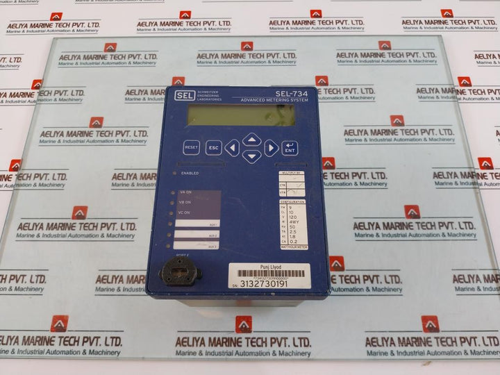 Schweitzer Engineering Laboratories Sel-734 Revenue Meter 0734P09V1A1115Fxxxx2A