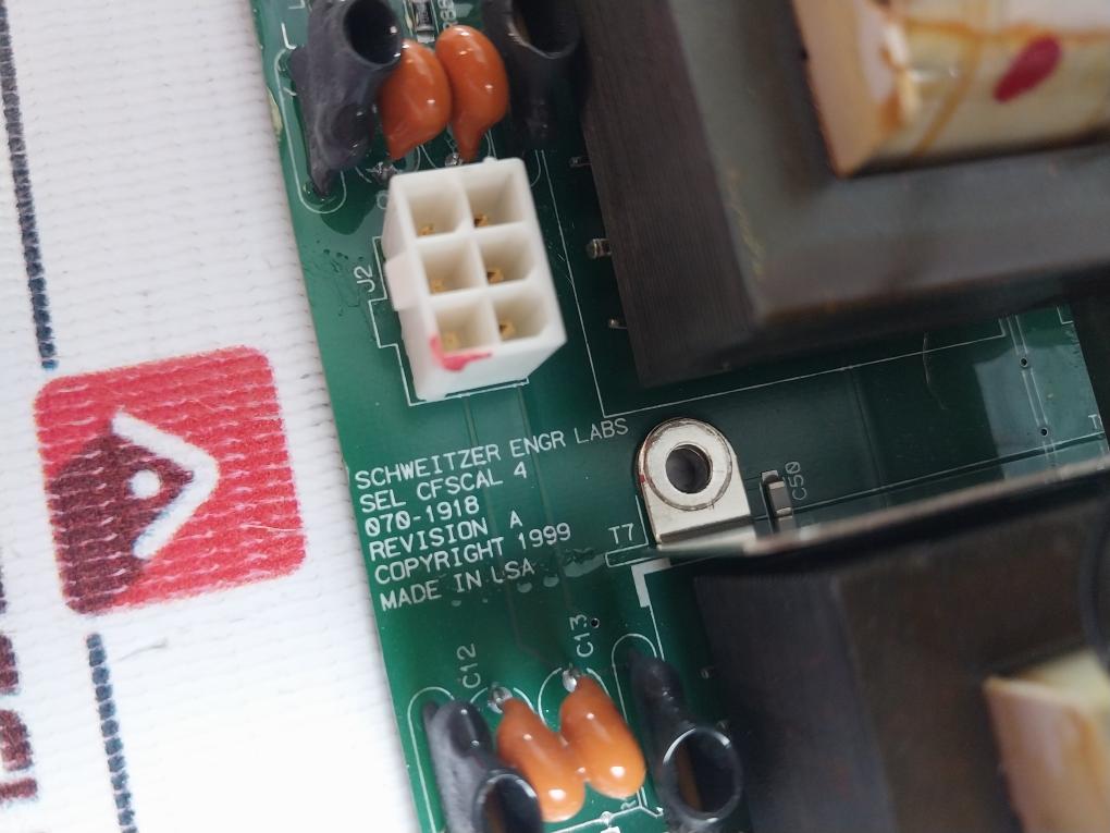 Schweitzer Engr Labs 070-1918 PCB Card