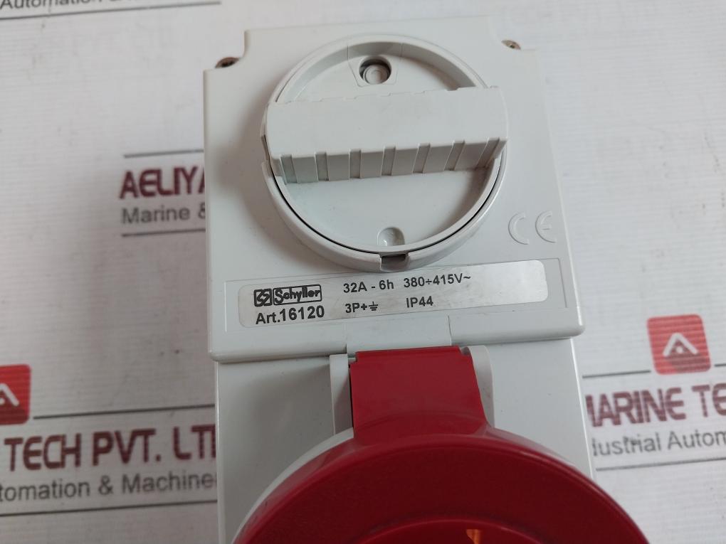 Schyller 16120 Wall Interlocking Switch 32A 6H 3P+ Ip44 380–415V