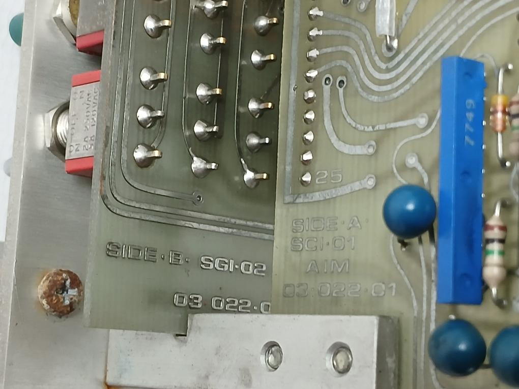 Sci.01 Aim 03.022.01 Control Panel Printed Circuit Board Sgi.02 03.022.02 F6160
