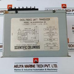 Scientific Columbus Xl31K5Pa7A4-sc Excel Tronic Watt Transducer 5A 120V 60Hz