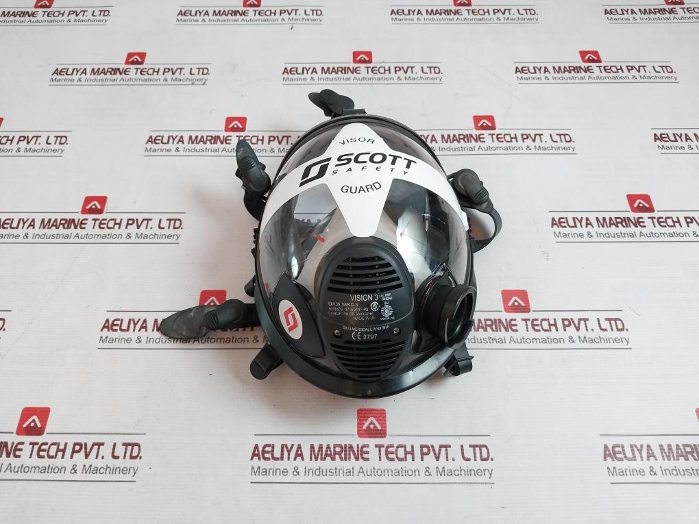 Scott Vision 3 Ras Positive Pressure Mask En136:1998 Cl3 07121100 ...