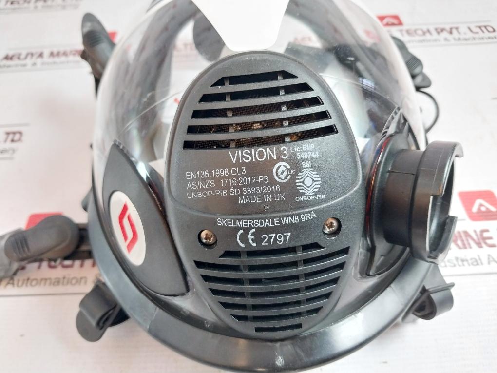 Scott Vision 3 Ras Positive Pressure Mask En136:1998 Cl3 07121100