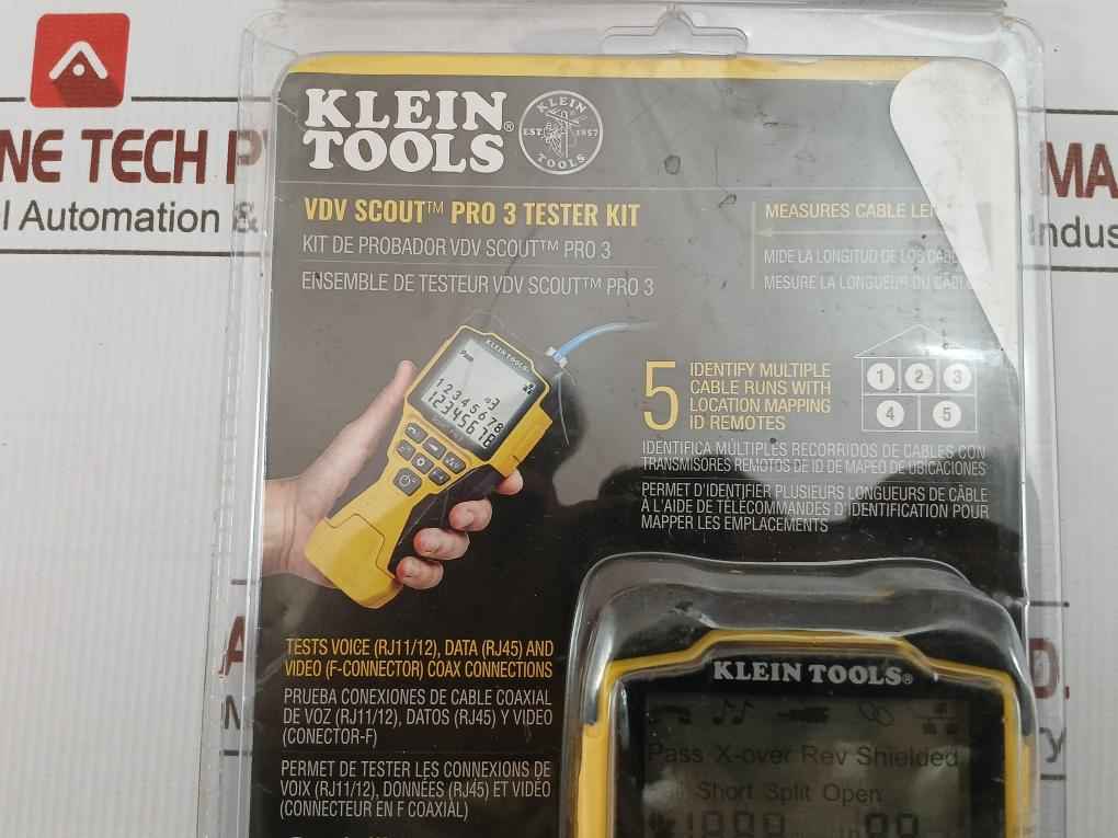 Scout Pro 3 Cable Tester Kit Vdv501-851 Klein Tools