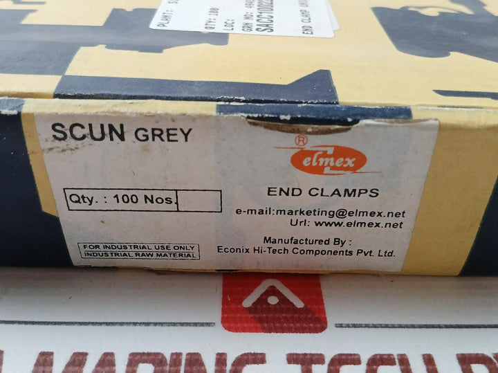 Screw Type End Clamp Sacc10022541-hps Brand Elmex Scun (1 Box=100 Pcs)