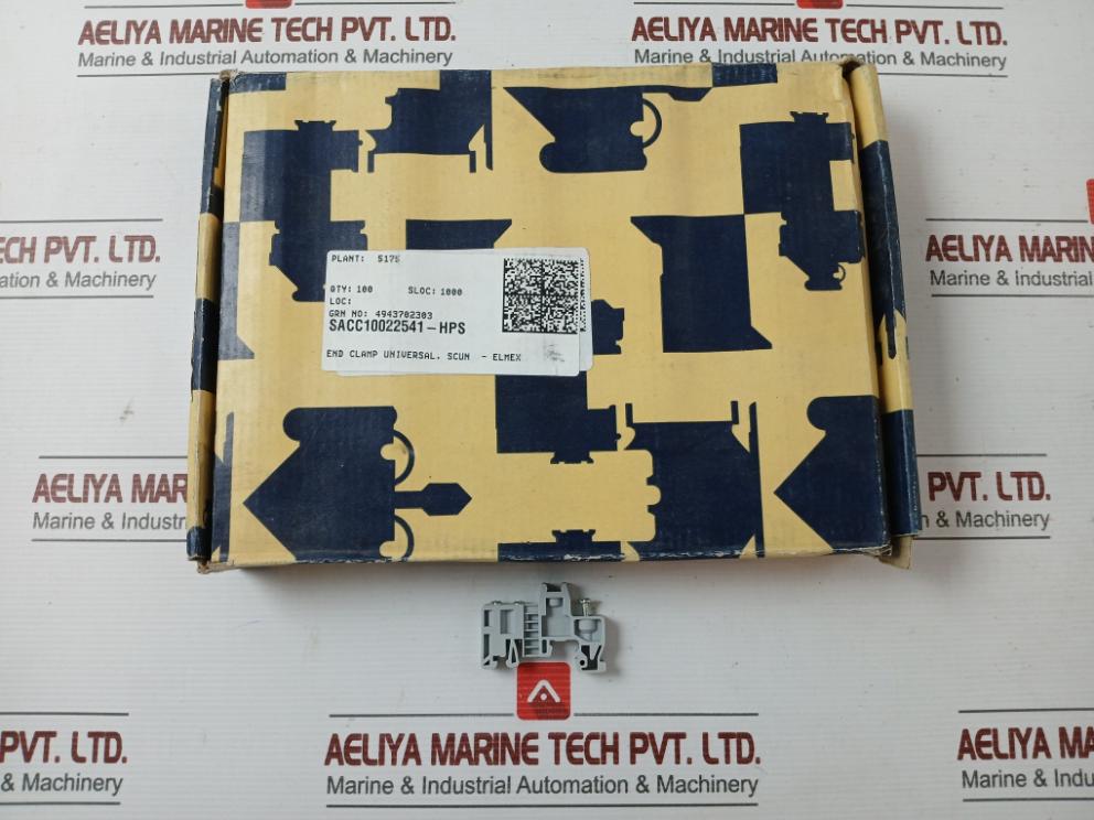 Screw Type End Clamp Sacc10022541-hps Brand Elmex Scun (1 Box=100 Pcs)