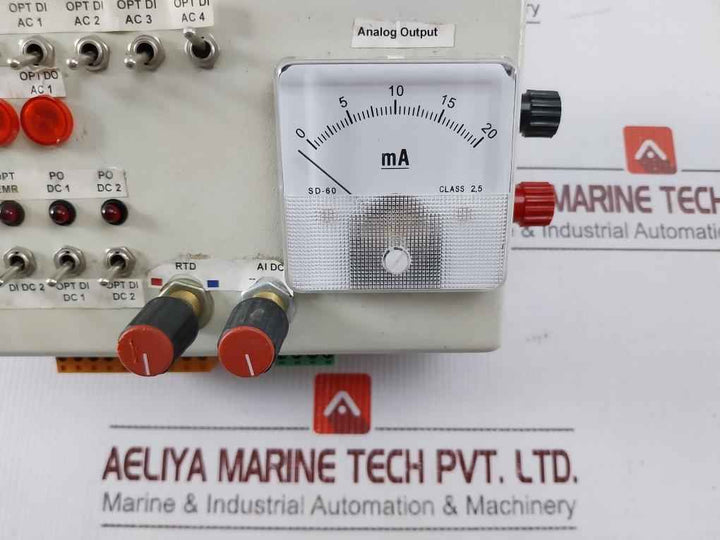 Sd-60 Junction Diode Characteristics Apparatus 0-20 Ma Class 2.5 12Vdc