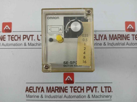 Se-sp2 Motor Protection Relay 1-160A 200/220Vac Omron