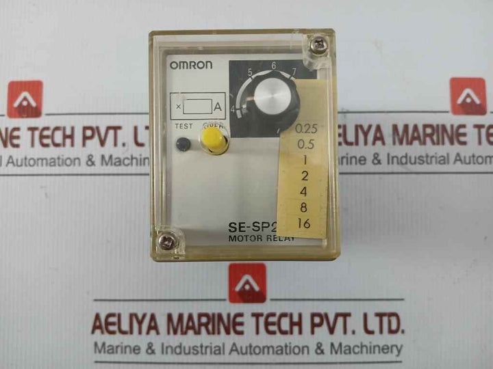 Se-sp2 Motor Protection Relay 1-160A 200/220Vac Omron