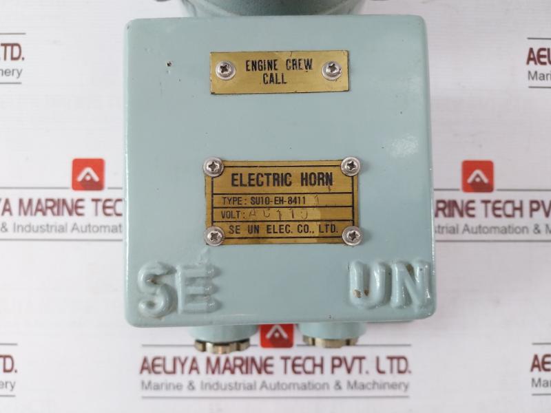 Se Un Electric Su10-eh-8411 1 Auto Telephone Electric Horn Ac 110 50/60Hz