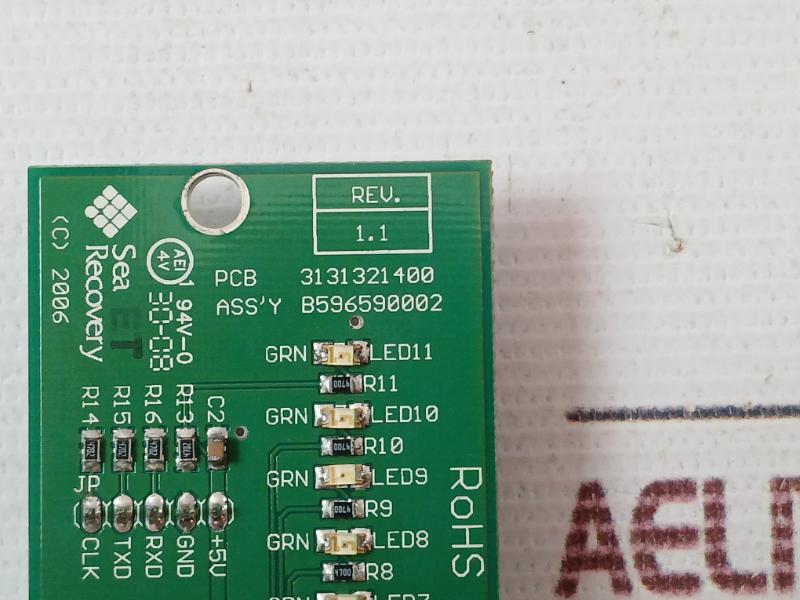 Sea Recovery 3131321400 Printed Circuit Board B596590002 94V