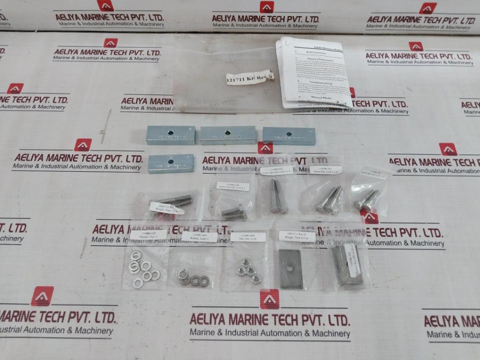 Sea Tel 114580-029 Balance Weight Replace Kit Rev.D Hex1/4-20 Hd1/4-20 X 2