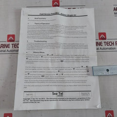 Sea Tel 114580-029 Balance Weight Replace Kit Rev.D Hex1/4-20 Hd1/4-20 X 2