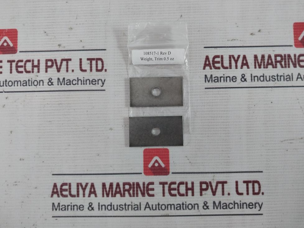 Sea Tel 114580-029 Balance Weight Replace Kit Rev.D Hex1/4-20 Hd1/4-20 X 2