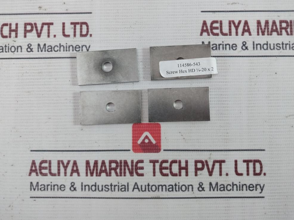 Sea Tel 114580-029 Balance Weight Replace Kit Rev.D Hex1/4-20 Hd1/4-20 X 2