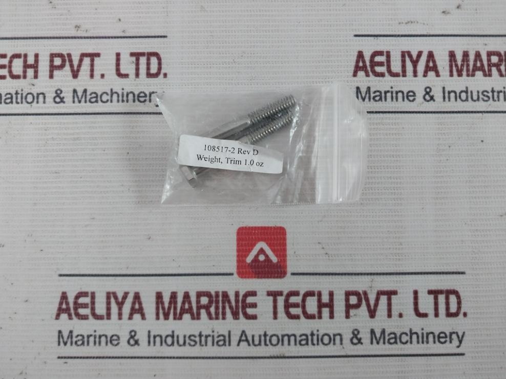 Sea Tel 114580-029 Balance Weight Replace Kit Rev.D Hex1/4-20 Hd1/4-20 X 2