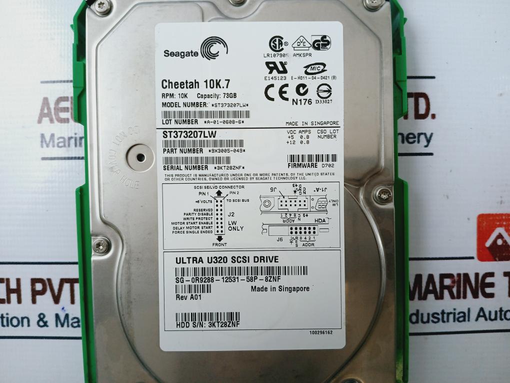 Seagate Cheetah 10K.7 St373207Lw Internal Hard Drive 10K 73Gb