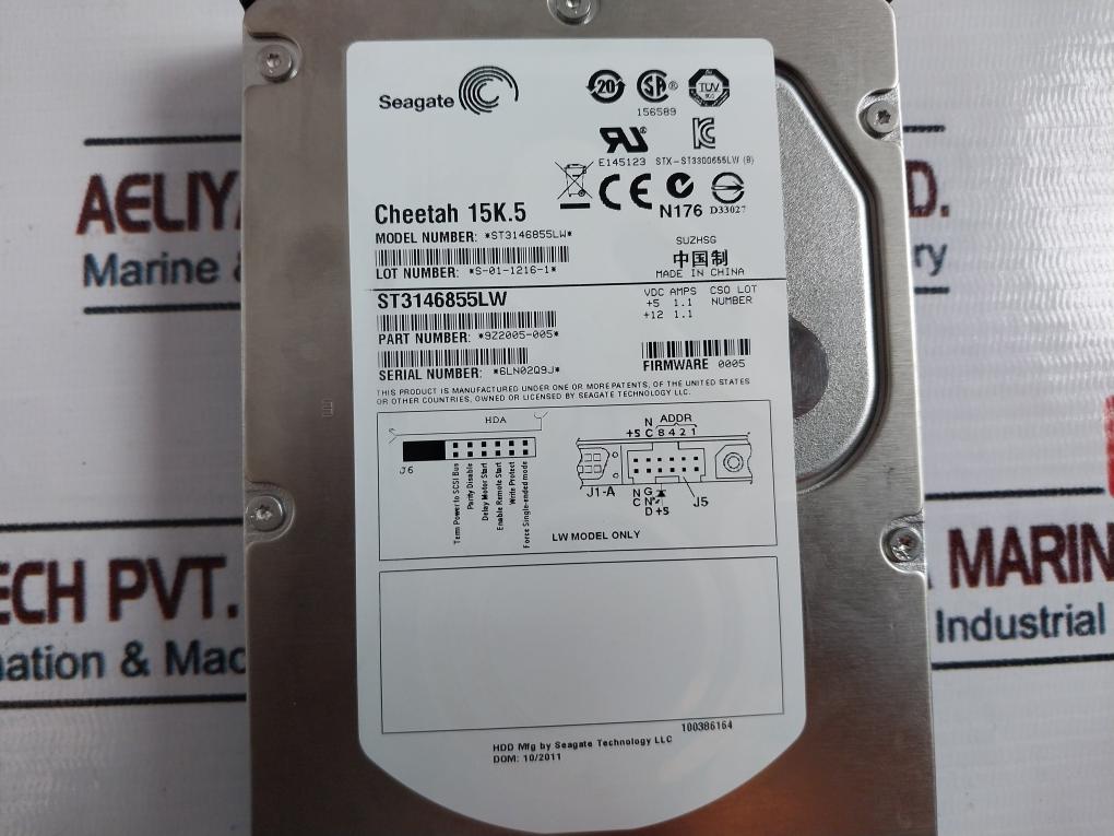 Seagate Cheetah 15k.5 Hard Drive st3146855lw, 9z2005-005