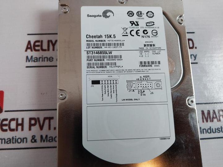 Seagate ST3146855LW Cheetah 15K.5 Hard Drive 9Z2005-005 Rev.C