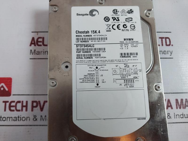 Seagate St373454lc Cheetah 15k.4 Hard Drive 9x5006-105 Gjaj-1 Rev A 94v-0