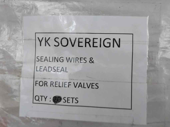 Sealing Wires & Leadseal For Relief Valve