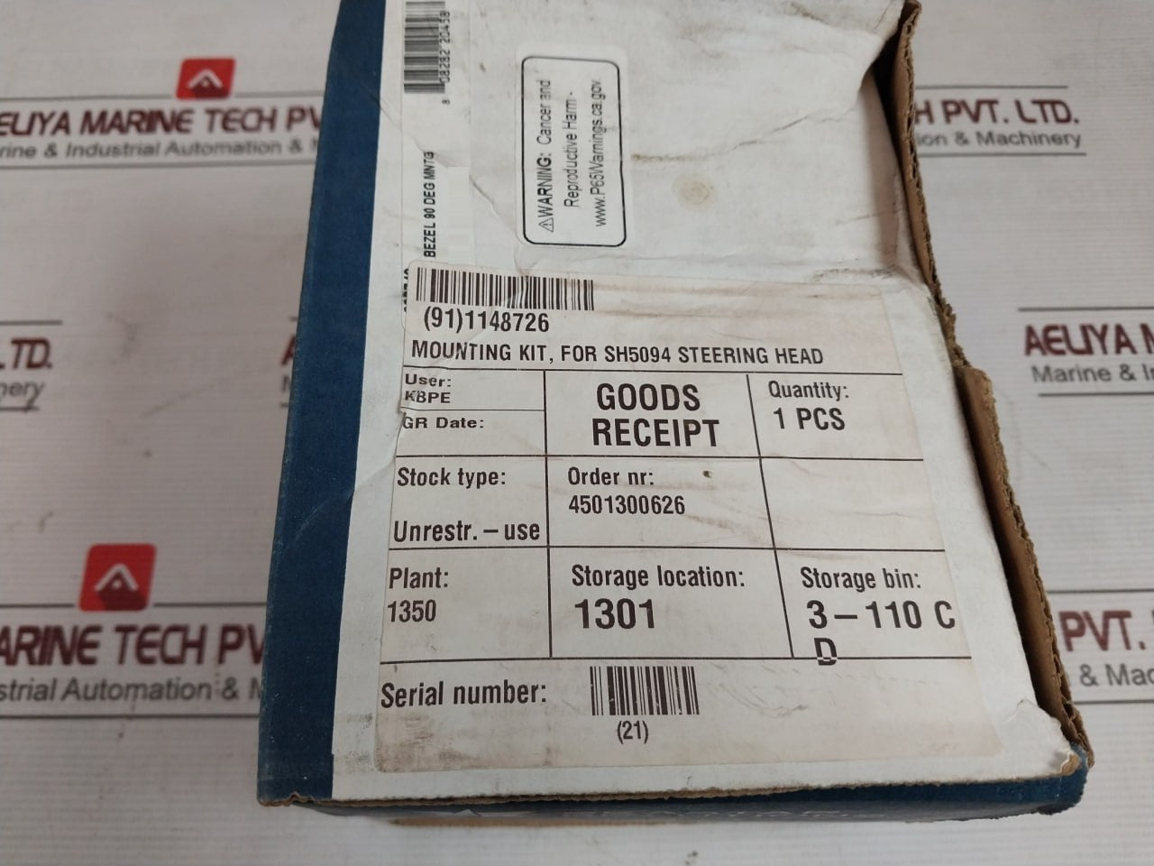 Seastar Mounting Kit For Steering Head Sh5094 406Mm 152Mm 8 08282 20458